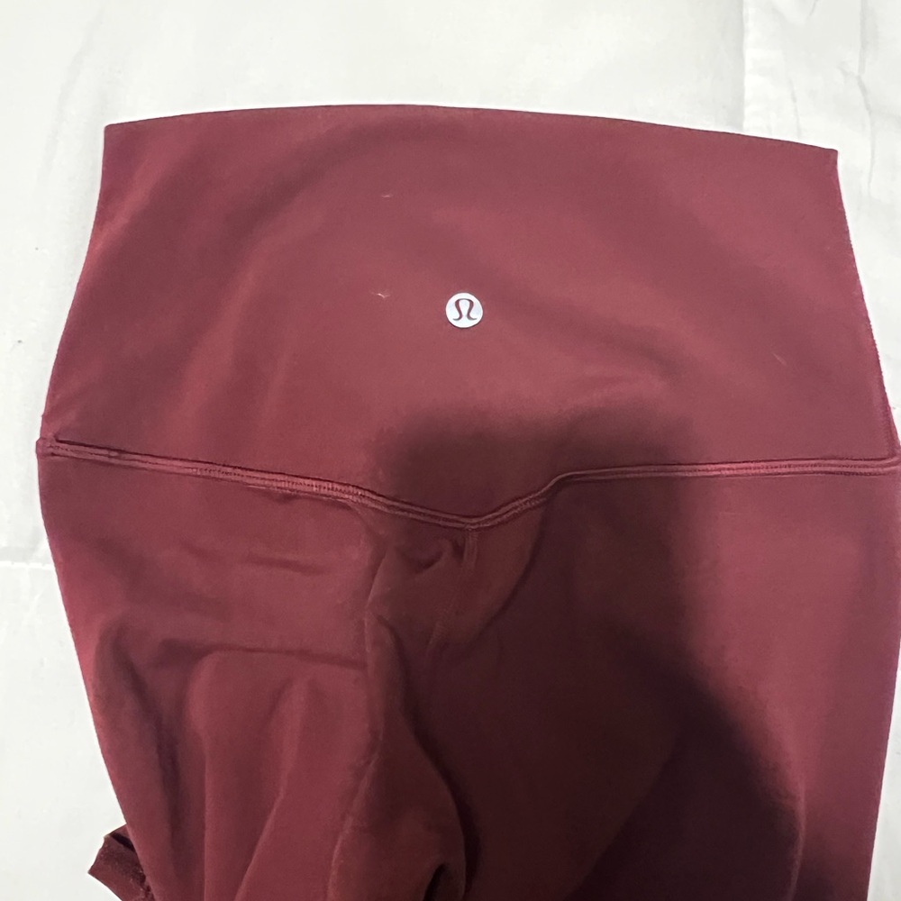 Lululemon Athletica Burgundy Leggings